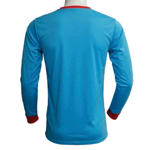 Camiseta de portero de fútbol sublimada personalizada, transpirable, de secado rápido, con logo personalizado, ropa de entrenamiento deportiva, camiseta de entrenamiento. - Product Image 2