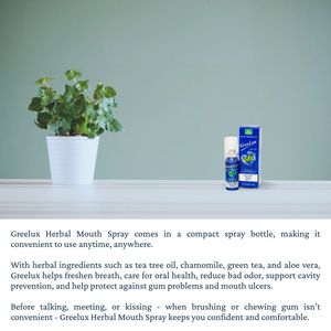 Spray Bucal Herbal Extra Cool Mint GREELUX GL02, el Más Vendido, Fuerte y Fresco, Tamaño Regular, Cuidado Bucal Seguro, Precio de Fábrica OEM ODM - Product Image 2