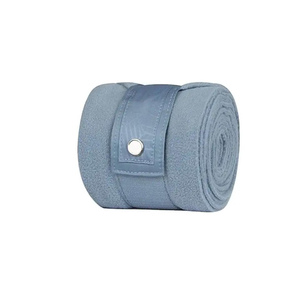 Vendas para Patas de Caballo de Microfibra Marrón con Cierre de Velcro, Vendajes Equinos para Entrenamiento y Uso en Establos - Product Image 3