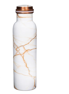 Botella de Agua de Cobre Puro Decorativa Premium, Antioxidante, Beneficios para la Salud, Diseño Personalizado, Ecológica - Product Image 6