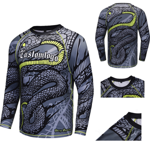 Professional Rash Guard UPF 50+ Long Sleeve Sun Protection Shirt for Fishing Surfing OEM ODM Supplier - Product Image 4