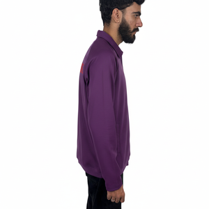 Camiseta polo de manga larga para hombre, de algodón grueso, con logotipo bordado y diseño a rayas. Camisetas polo para hombre. - Product Image 5