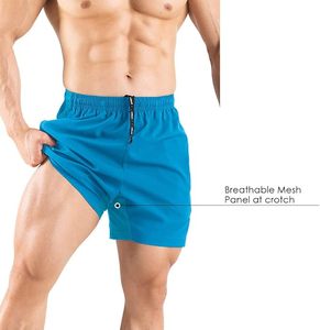 <b>Men's</b> Running Breathable Workout Gym Athletic <b>Shorts</b> <b>Woven</b> Fitness Custom Logo 5 Inch Casual <b>Man</b> Sportswear <b>Shorts</b> - Product Image 4