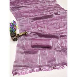Écharpe et châle traditionnels de créateur, magnifiques imprimés en feuille, pour les occasions de travail et les fêtes, sari - Product Image 2