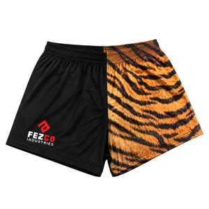 Pantalones cortos de fútbol australiano para hombre, pantalones cortos de rugby antibacterianos, pantalones cortos de poliéster con cintura elástica, pantalones cortos de fútbol con estampado personalizado - Product Image 4