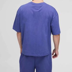 Custom Summer Two-Piece <b>Set</b> for Men Elastic Waist Letter Graphic Printed Shorts & T-Shirt Wholesale Men Two Piece T-Shirt <b>Sets</b> - Product Image 5