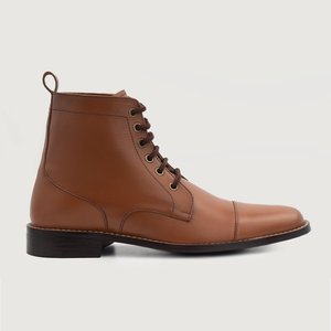 Bottes Derby élégantes en cuir marron pour hommes 2026 – Chaussures décontractées tendance et confortables – Options de personnalisation OEM en cuir véritable – Vente en gros - Product Image 3
