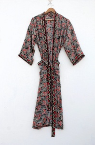 Nueva llegada estilo callejero kimono bata larga Kimono bata Kimono Bata para mujer - Product Image 4