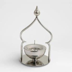 Brûleur d'encens décoratif de style arabe, diffuseur d'aromathérapie, style du Golfe, fait main, écologique, durable, blanc, Royals Mabkhara - Product Image 4