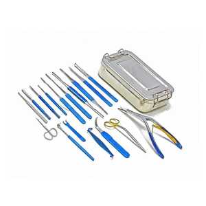 Premium Rhinoplasty Black Matt Complete Set Nose Plastic Surgery Surgical Instruments with Box CE Certified Salaar Industry - Product Image 1