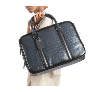 Sac à main pour ordinateur portable en cuir de qualité supérieure pour hommes, grande capacité, durable, sac de travail de bureau avec bandoulière - Product Image 2