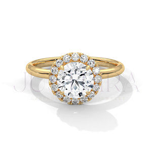 Most Selling Solitaire Round Cut Diamond <b>Ring</b> for Everyday Wear Office Use and Elegant Styling Wedding Engagement <b>Ring</b> For Her - Product Image 1