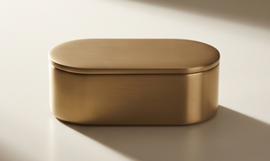 Caja Metálica Decorativa Moderna para Frutos Secos, Acabado Dorado, Organizador de Hierro, Envase de Lujo para Regalos Festivos - Product Image 3