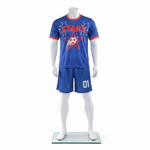 Fabricante de Uniformes de Fútbol Personalizados, Conjuntos de Camisetas de Fútbol Sublimadas OEM al por Mayor, Transpirables, Ligeras, de Secado Rápido, 100% Poliéster - Product Image 1