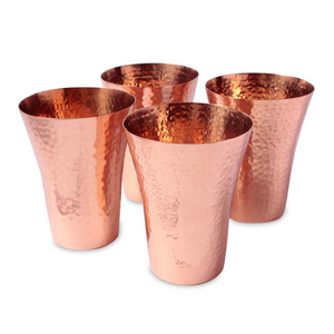 Gobelet en cuivre pur artisanal, non doublé, en cuivre massif, avec logo personnalisé, écologique, pour hôtel et maison, vente en gros - Product Image 2