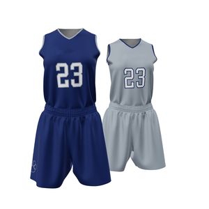 Maillot de basket-ball personnalisé en sublimation, ensemble sportif respirant en polyester, séchage rapide, tenue d'équipe, OEM ODM - Product Image 1