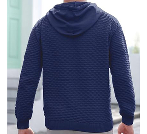 Sweat à capuche unisexe en tissu jersey lourd haute densité 100% coton, style vintage délavé, doublure polaire, poche, streetwear, personnalisable - Product Image 5