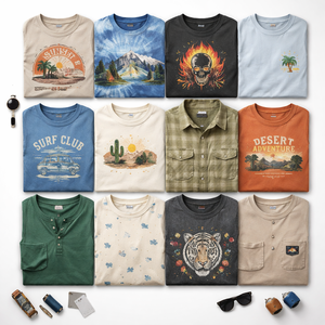 T-shirt pour homme 100 % coton personnalisé en gros - Fabricant et fournisseur OEM 320g Impression numérique Séchage rapide et respirant Logo personnalisé - Product Image 5