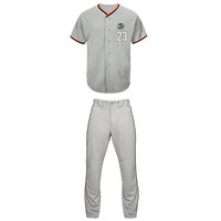 Uniforme de baseball à la mode, dernier design, impression de logo personnalisée, uniforme de baseball en différentes couleurs