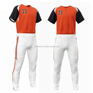 Meilleur prix derniers modèles de vêtements de baseball et de softball pour hommes ensembles de vêtements de sport unis à séchage rapide de haute qualité motif vierge respirant - Product Image 3