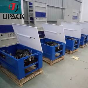 เครื่องรัดกล่องกึ่งอัตโนมัติ เครื่องรัดกล่องฮัวเลียน เครื่องรัดกล่องสายพลาสติก PP เครื่องรัดกล่องกระดาษแข็ง เครื่องรัดกล่อง - Product Image 5