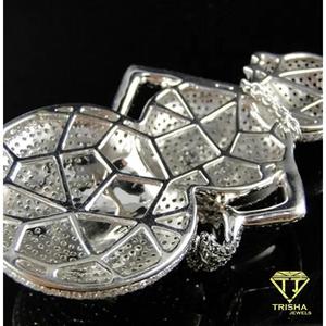 Custom Character Pendant With Lab Grown Diamond 925 Sterling Silver <b>Money</b> Theme Hip Hop Fashion Jewelry - Product Image 6