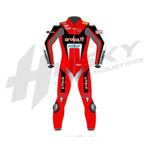Meilleure combinaison de course de moto personnalisée nouvelle version en cuir de vachette approuvé CE vêtements de sport respirant coupe-vent moto - Product Image 2