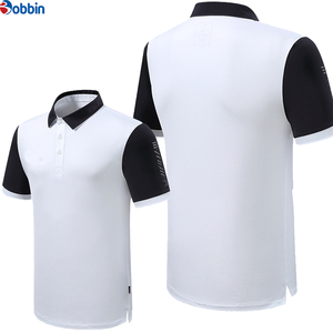 Customized <b>Polo</b> Shirt <b>Sports</b> Private Label Golf <b>Polo</b> Shirts Men's Short Sleeve <b>Polo</b> Shirt White Black Color Blocked <b>Sport</b> Top - Product Image 3