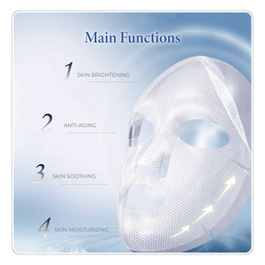 Masque en tissu hydratant éclaircissant B2B de qualité supérieure pour le soin de la peau, anti-âge et apaisant, best-seller en Malaisie, OEM - Product Image 4