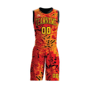 Uniforme de basket-ball édition équipe, tissu durable, séchage rapide, sans manches, impression par sublimation, finition propre, toucher doux toute saison - Product Image 5