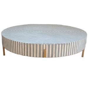 Renueva tu espacio vital con mesas de centro con incrustaciones de hueso únicas - Product Image 1