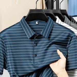 Fabricant direct d'usine, polos pour hommes de haute qualité, tissus et designs sur mesure, polos de haute qualité. - Product Image 3