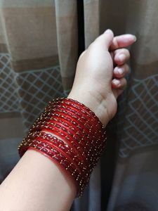 AM IMPEX KP-100 Bracelets pour femmes en acier inoxydable et alliage de cuivre, faits à la main au Pakistan, style goutte de pluie, tendance, pour mariage, style cachemiri - Product Image 5