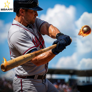 ถุงมือตีเบสบอลสำหรับเยาวชน ผู้ใหญ่ ผู้ชาย เด็กชาย ถุงมือตีซอฟต์บอลแบบมีแผ่นรองนุ่มสบาย พร้อมด้ามจับที่มีความยึดเกาะสูงพิเศษ กระชับนิ้วมือและฝ่ามือ - Product Image 3