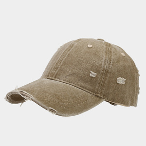 Casquette de baseball en coton uni lavé de haute qualité, personnalisable - Product Image 4