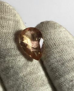 3.80cts natural oregon sunstone pear cut shiny shiller stone.sunstone for jewellery. - Product Image 2