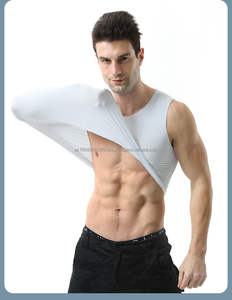 Débardeur pour homme taille XL, de haute qualité, respirant, décontracté, vêtements de sport d'été, col en V, sans manches, couleur unie, en polyester - Product Image 2