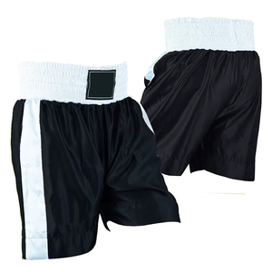 New Latest Design Reasonable Price Solid MMA <b>Shorts</b> Custom Logo <b>Men</b> Embroidery Breathable Quick Dry Elastic Waist Boxing - Product Image 5