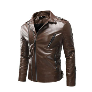 2026 New Fashion OEM Service Low MOQ <b>Men</b> <b>Leather</b> <b>Jacket</b> Top Selling New Design Winter <b>Jackets</b> In Reasonable Price - Product Image 1