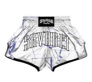 กางเกงมวยไทยสั่งทำพร้อมโลโก้สำหรับสโมสร - ระบายอากาศได้ดี แห้งเร็ว เหมาะสำหรับผู้ใหญ่ทั้งชายและหญิง ใช้สำหรับชกมวยและศิลปะการต่อสู้ - Product Image 2