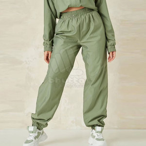 High Quality Solid <b>Women</b> <b>Windbreaker</b> Set Casual 2-Piece Breathable Eco-Friendly Polyester/Nylon Reasonable Price - Product Image 5