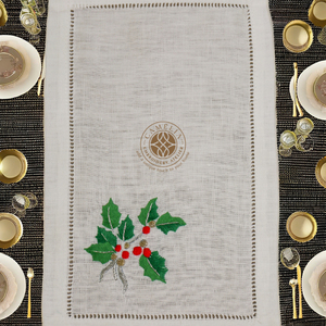 Serviette de cocktail brodée élégante, réutilisable, facile d'entretien, sublime la présentation de la table pour les mariages et les occasions spéciales. - Product Image 4