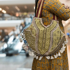 Best Quality Handmade Kambhari Art Shoulder <b>Bag</b> Traditional Indian Embroidered Ethnic <b>Sling</b> <b>Bag</b> Available At Best Price - Product Image 2