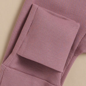 Premium Quality Bamboo Elastane Zip Romper - Nostalgia Rose - Product Image 3