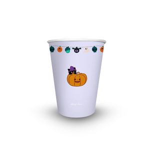 Taza de papel de una sola pared desechable impresa personalizada de 16oz con revestimiento de PE Tazas impresas personalizadas Premium - Product Image 6