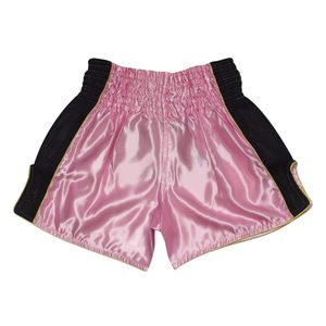 Muay Thai short premium satin fabric custom design breathable lightweight gym training <b>elastic</b> waistband fitness wear men women - Product Image 5