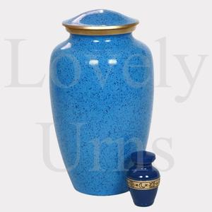 Urna Conmemorativa Aura Azul Real para Cenizas Humanas, Urna Funeraria Pequeña, Mini Urna Decorativa para Cenizas - Product Image 3
