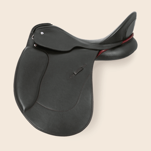 Selle d'équitation en cuir durable de qualité professionnelle, pour le saut d'obstacles, la course et l'équitation, selle western en cuir travaillée à la main - Product Image 2