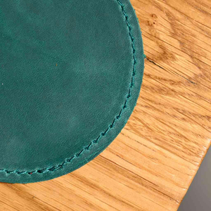 Juego de Posavasos de Cuero Elegantes, Hechos a Mano, Duraderos, Resistentes al Calor, Protección para Mesa, Uso en Oficina, Premium GLC-0024 - Product Image 6