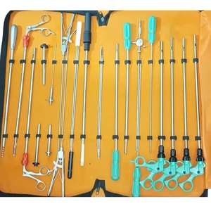 Pinzas Laparoscópicas Manuales Reutilizables de Acero, Tijeras/Pinzas de Agarre, Juego de Instrumentos de Metal Med - Product Image 2